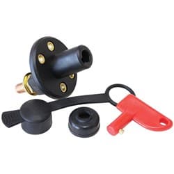 BATTERY ISOLATOR SWITCH AND RED KEY