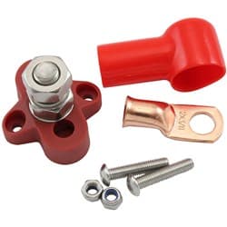 SINGLE POST M10 ELECTRICAL REDDISTRIBUTION BLOCK POS STUD