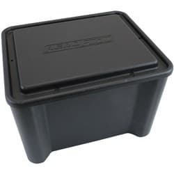 SEALED BATTERY BOX BLACK ID 266mm x 209mm x 215mm