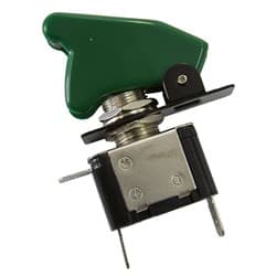 GREEN LED MISSILE SWITCH LED ACTIVATED WHEN ON