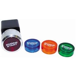 AEROFLOW ENGINE START SWITCH RED,ORANGE,BLUE & GREEN BUTTON
