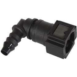 PUSH ON 5/16" EFI FITTING TO 5/16" / 7.94MM BARB 90 DEGREE