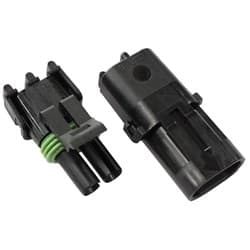 WEATHERPACK 2 PIN CONNECTOR MALE/FEMALE, PINS & SEALS