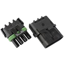 WEATHERPACK 4 PIN CONNECTOR MALE/FEMALE, PINS & SEALS
