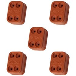 WEATHERTIGHT WIRE SEAL 4 PIN PACK OF 5 DEUTSCH