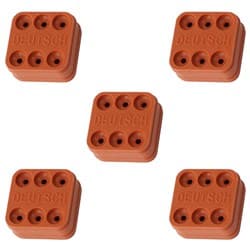 WEATHERTIGHT WIRE SEAL 6 PIN PACK OF 5 DEUTSCH
