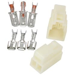 3 PIN ELECTRICAL CONNECTOR AUTOMOTIVE SPADE STYLE
