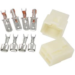 4 PIN ELECTRICAL CONNECTOR AUTOMOTIVE SPADE STYLE