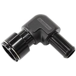 LSA S/CHARGER WATER FITTING 90DEG TO 5/8" BARB CLIP ON F/MAL