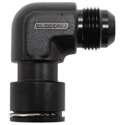 LSA S/CHARGER WATER FITTING 90DEG TO -10AN CLIP ON F/MAL