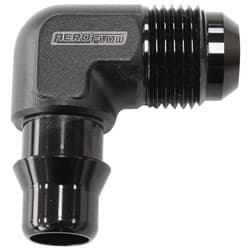 LSA S/CHARGER WATER FITTING 90DEG TO -10AN CLIP IN MALE