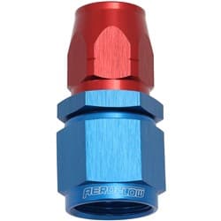STEPPED STRAIGHT END -6 HOSE TO -8AN REDUCER HOSE END BLUE