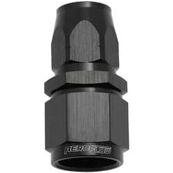 STEPPED STRAIGHT END -6 HOSE TO -8AN REDUCER HOSE END BLACK