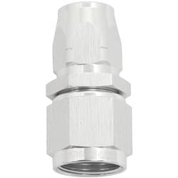 STEPPED STRAIGHT END -6 HOSE TO -8AN REDUCER HOSE END SILVE