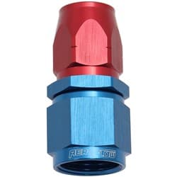 STEPPED STRAIGHT END -8 HOSE TO -10AN REDUCER HOSE END BLUE