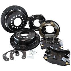 FORD 9" REAR DISC BRAKE KIT UNIVERSAL BLACK 12.19" ROTOR