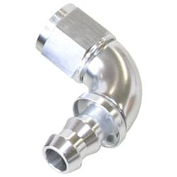 -8AN 90 DEG FULL FLOW PUSH LOCSILVER FULL FLOW PUSH LOCK