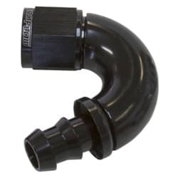 -12AN 150 DEG FULL FLOW PUSH LBLACK FULL FLOW PUSH LOCK