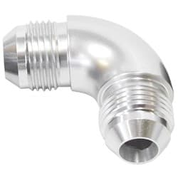-6AN 90 DEG MALE FLARE UNION SILVER FULL FLOW NO RESTRICTIO