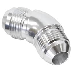 -20AN 45 DEG MALE FLARE UNION SILVER FULL FLOW NO RESTRICTIO