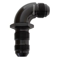 90 DEG BULKHEAD -12AN FUL FLOWBLACK NO RESTRICTION NUT SEPER