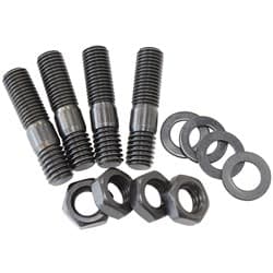 Aeroflow carb stud kit 1-3/8" 35mm OAL Black