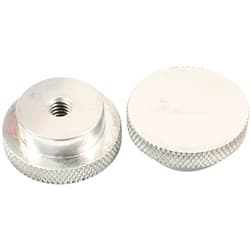 AIR CLEANER NUT 5/16" POLISHEDLOW PROFILE TALL STEP 5/16-18"