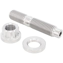 M10 TITANIUM STUD WASHER NUT KIT M10X1.25mm HEADER BOLT