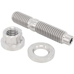 M10 TITANIUM STUD WASHER NUT KIT M10X1.50mm HEADER BOLT