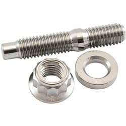 M8 TITANIUM STUD LOCKING NUT KIT M8X1.25mm HEADER BOLT