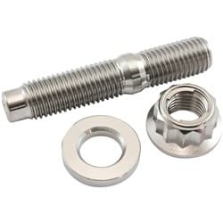 M10 TITANIUM STUD LOCKING NUT KIT M10x1.25mm HEADER BOLT