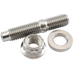 M10 TITANIUM STUD LOCKING NUT KIT M10 x 1.50mm HEADER BOLT