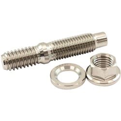 5/16" TITANIUM STUD WASHER HEXNUT KIT 5/16-24 NUT 5/16-18 HEADER Aeroflow - AF 55-3006