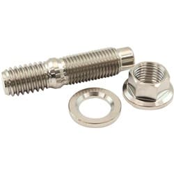 3/8" TITANIUM STUD WASHER HEX NUT KIT 3/3-24 NUT 3/8-16 BOLTHEADER Aeroflow - AF 55-3007
