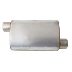 4" OFFSET / OFFSET MUFFLER 22" LENGTH, 11.77" W, 6" H