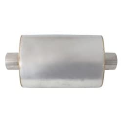 3" CENTER / CENTER MUFFLER 13.75" LENGTH, 9.45" W, 5.3" H
