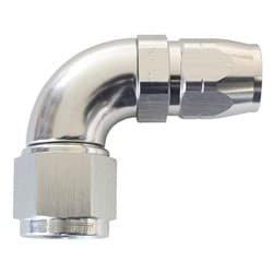 STEPPED 90 DEG FEMALE -12 HOSETO -16AN EXPANDER HOSE END SIL