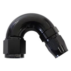 STEPPED 150 DEG HOSEEND 12 HOSTO -16AN REDUCER HOSE END BLAC