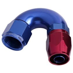 ALLOY 150 DEG HOSE END -12AN BLUE CUTTER STYLE FULL FLOW