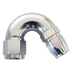 STEPPED 150 DEG HOSEEND 16 HOSTO -12AN EXPANDER HOSE END SIL