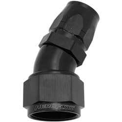 ALLOY 30 DEG HOSE END -12 HOSETO -16AN REDUCER HOSE END BLAC