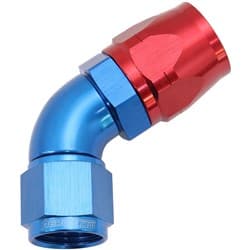 ALLOY 60 DEG HOSE END -12 HOSETO -10 EXPANDER HOSE END BLUE
