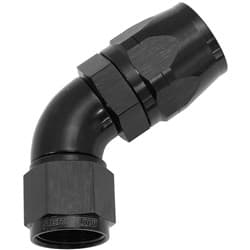 ALLOY 60 DEG HOSE END -12 HOSETO -10 EXPANDER HOSE END BLACK