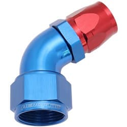 ALLOY 60 DEG HOSE END -12 HOSETO -16 REDUCER HOSE END BLUE