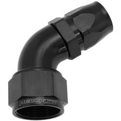 ALLOY 60 DEG HOSE END -12 HOSETO -16 REDUCER HOSE END BLACK