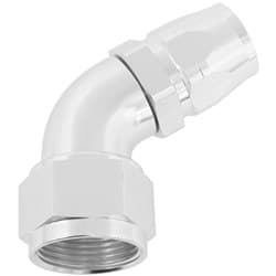 ALLOY 60 DEG HOSE END -12 HOSETO -16 REDUCER HOSE END SILVER