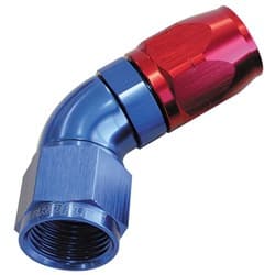 ALLOY 60 DEG HOSE END -16AN BLUE CUTTER STYLE FULL FLOW