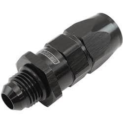 MALE -6AN to -6AN TEFLON HOSE END STRAIGHT MALE ORB BLACK