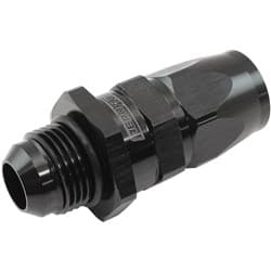 MALE -10AN to 10AN TEFLON HOSEEND STRAIGHT MALE ORB BLACK