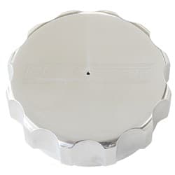 Replacement polished cap with breather for power steer tanks